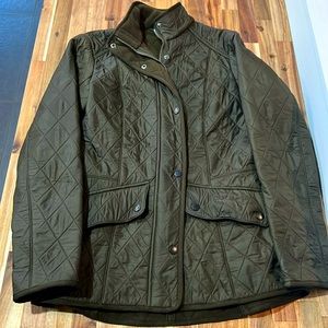 Barbour® Polarquilt Jacket, Fleece lined, 2 way Zip-front, size 6, washable.